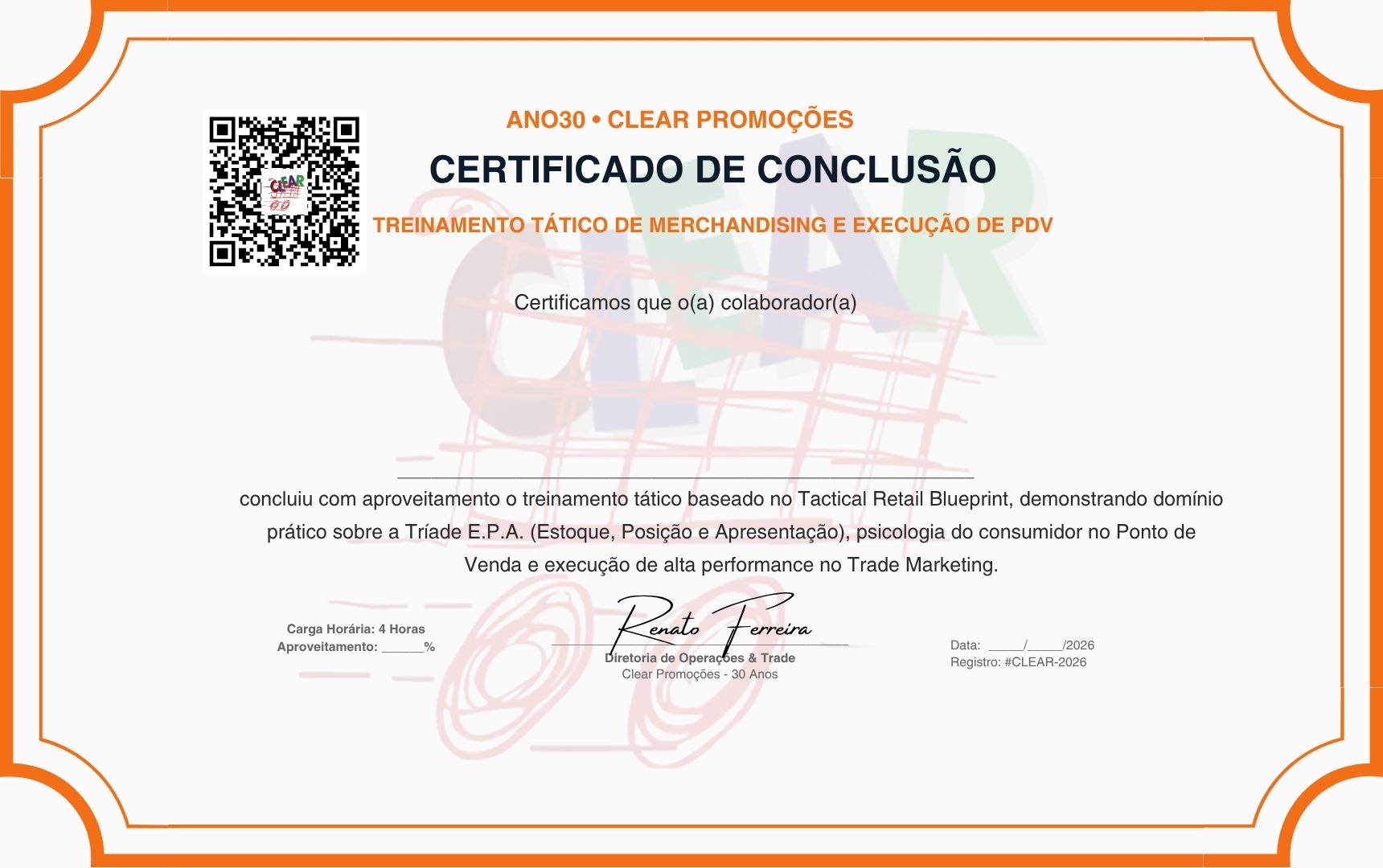Certificado Tático PDV